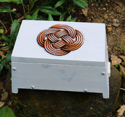 WOODEN CHEST - CELTIC KNOT - WOODEN STATUES, PLAQUES, BOXES