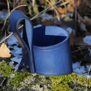 DRINKING HORN 0,3  + SCOTTISH THISTLE LEATHER HOLDER - CORNES À BOIRE