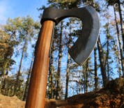 ROLLO, FORGED VIKING AXE - AXES, POLEWEAPONS