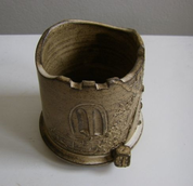 PEN POT - OLD CASTLE, CERAMIC - TRADITIONAL CZECH CERAMICS