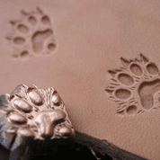 FERRET TRACK, LEATHER STAMP - LEATHER STAMPS