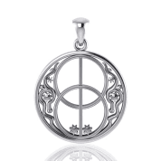 CHALICE WELL, SILVER AMULET, AG 925 - PENDANTS