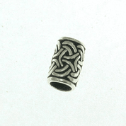 (NOT JUST) BEARD BEAD WITH VIKING KNOT, SILVER - WIKINGERAMULETTE