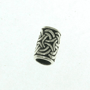 (NOT JUST) BEARD BEAD WITH VIKING KNOT, SILVER - VIKING PENDANTS