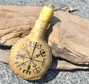 SMALL PHIAL FOR HERBS AND SMALL ITEMS, ICELANDIC RUNES - FLASCHEN