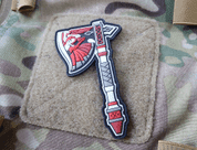 AXE OF DWARF PATCH, FULLCOLOR / JTG 3D RUBBER PATCH - MILITARY PATCHES