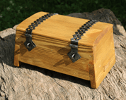 MEDIEVAL WOODEN CHEST - DANTE, SMALL - WOODEN STATUES, PLAQUES, BOXES