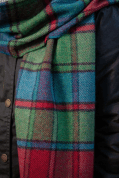 TOMATO HERITAGE BLOCK WINDOWPANE SCARF, IRELAND - WOOLEN BLANKETS AND SCARVES, IRELAND