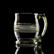 BEER GLASS, GREEN, HISTORICAL REPLICA - RÉPLIQUES HISTORIQUES DE VERRE