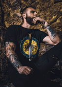 CLAÍOMH SOLAIS - SWORD OF LIGHT, MEN'S T-SHIRT - IRISH - PAGAN T-SHIRTS NAAV FASHION