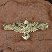 FLYING CROW PENDANT, GOLD PLATED - INSPIRATION CELTIQUE