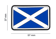 SCOTLAND FLAG RUBBER PATCH - PATCHES MILITAIRES