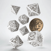 THE WITCHER DICE SET GERALT THE WHITE WOLF (7) - THE WITCHER