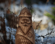 PERUN, HAND CARVED STATUE - HOLZFIGUREN