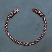 JÖRMUNGANDR, VIKING, SCHLANGE ARMBAND, BRONZE - HISTORISCHEN REPLIKEN AUS BRONZE