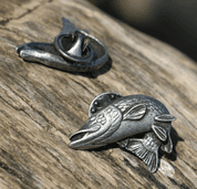 LE BROCHET, L'ÉTAIN, BROCHE - BIJOUX ANIMALIERS