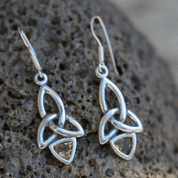 KIRA, SILVER EARRINGS, CITRINE - EARRINGS