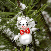 KITTEN, YULE DECORATION FROM BOHEMIA - WEIHNACHTSDEKORATIONEN