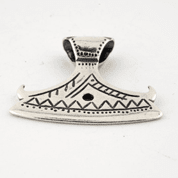 BEARDED AXE OF PERUN, SILVER SLAVIC PENDANT - PENDANTS