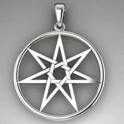 ELVENSTAR, SILVER PENDANT - PENDANTS