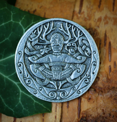 CERNUNNOS DE GUNDESTRUP CHAUDRON, PENDENTIF, ÉTAIN - INSPIRATION CELTIQUE