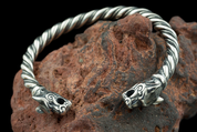 FENRIR - LOUP D'INSPIRATION ISLANDE, BRACELET EN ARGENT 925 - BRACELETS