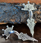 FIBULA - SLAWISCHER ANHÄNGER, SERBIEN, SILBER 925 - ANHÄNGER - SCHMUCK, SILBER