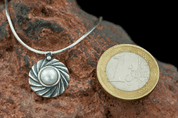 AURINKO, COLLIER, ARGENT STERLING, PERLE - COLLIERS