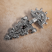 TÊTE D'AIGLE, FIBULE DÉBUT MOYEN ÂGE VERSION PENDENTIF - ARGENT 925 - PENDENTIFS