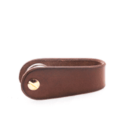 MORLEY, LEATHER KEYCHAIN COGNAC - WALLETS