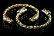 LOUP VIKING, BRACELET DE BURG, SUÈDE, BRONZE - OBJETS EN BRONZE