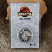 DILOPHOSAURUS - JURASSIC PARK COLLECTABLE COIN 25TH ANNIVERSARY - JURASSIC PARK - JURSKÝ PARK