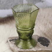 HEXAGON WINE GLASS, 16TH CENTURY GERMANY - HISTORICAL GLASS