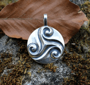 CELTIC TRISKELE, SILVER PENDANT - ANHÄNGER - SCHMUCK, SILBER