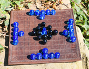 GLASS HNEFATAFL, VIKING GAME, BIRKA GRAVE 523 - VIKING BOARD GAMES