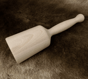 WOODEN CARPENTERS MALLET, LARGE - FORGED CARVING CHISELS