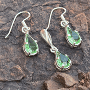 HIBERNIA, SILVER JEWELRY SET, GLASS, AG 925 - JEWELLERY SETS