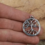 TREE, PENDANT, STERLING SILVER - PENDANTS