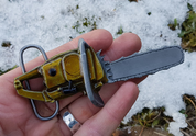 CHAIN SAW, BELT BUCKLE - CUSTOM MADE BELTS