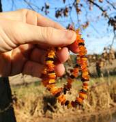 BRACELET AMBRE - AMBRE ET ARGENT