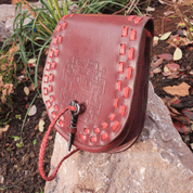 TARSOLY LEATHER POUCH - BAGS, SPORRANS