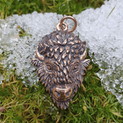 TATANKA BISON - PENDENTIF EN BRONZE - PENDENTIFS, COLLIERS