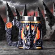 OFFICIALLY LICENSED LORD OF THE RINGS SAURON TANKARD 15.5CM - FIGUREN, DEKORATIONEN