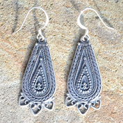 LADA, SILVER SLAVIC EARRINGS, AG 925 - EARRINGS