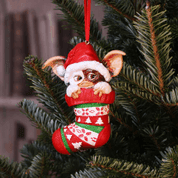 GREMLINS GIZMO IN STOCKING HANGING ORNAMENT 12CM - GREMLINS