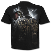 GAME ON - T-SHIRT BLACK, SPIRAL DIRECT - T-SHIRTS POUR HOMMES, SPIRAL DIRECT