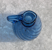 BLUE CARAFE - HISTORICAL GLASS - HISTORICAL GLASS