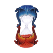 ICE FLAME FROST AND FIRE DRAGON SAND TIMER ORNAMENT - DRACHEN