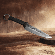 CRUACHAN, FORGED CELTIC KNIFE WITH SHEATH - MESSER