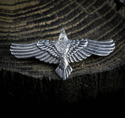 FLYING CROW - RAVEN PENDANT, STERLING SILVER - PENDANTS